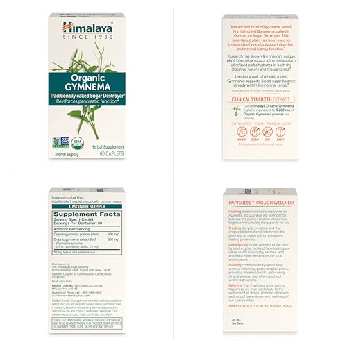 Himalaya Organic Gymnema Herbal Supplement for Weight Management, USDA Certified HimalayaBuy Supplements Australia