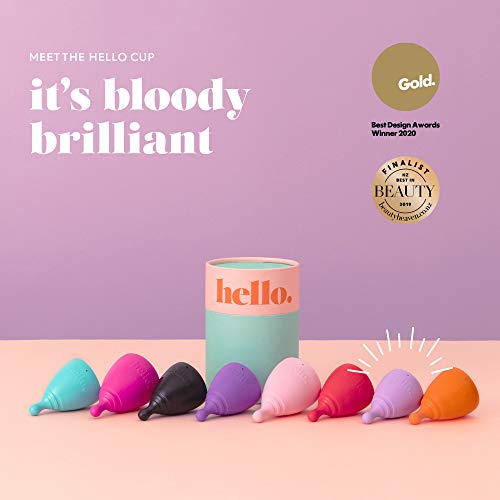 The Hello Cup Extra Small Menstrual Cup, BPA Free, Reusable, Hypoallergenic, Recyclable THE HELLO CUPBuy Supplements Australia