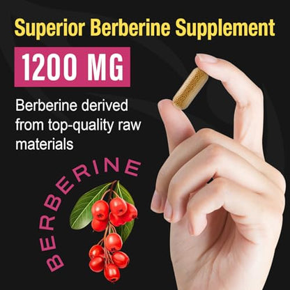 Berberine Supplement 1200mg Berberine HCL - High Bioavailability Microbeadlet Complex CanarataBuy Supplements Australia