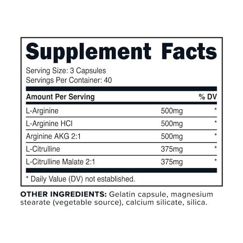Primaforce Nitric Oxide Booster (2,250mg, 120 Capsules) - 40 Servings of Our High Potency PrimaforceBuy Supplements Australia