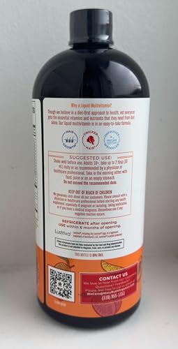 MaryRuth's Liquid Multivitamin+Hair Growth | Clinically Tested for Thicker Hair & Facial Wrinkles in Women | Biotin 10000mcg | Lustriva Hair Growth Supplement | MaryRuth OrganicsBuy Supplements Australia