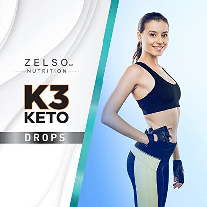 (3 Pack) K3 Keto Drops for Weight Loss - Fat Burner & Metabolism Booster | Advanced Keto ZELSOBuy Supplements Australia