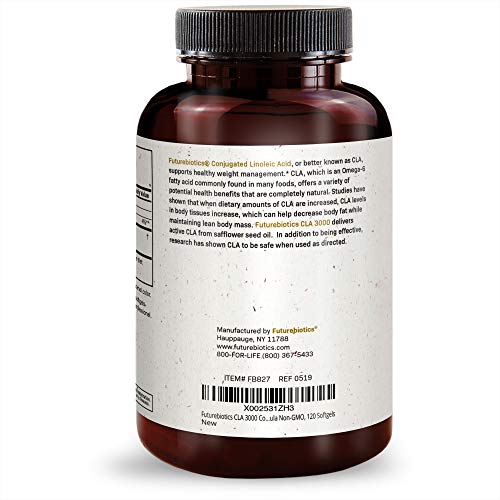 Futurebiotics CLA 3000 Extra High Potency - Non-Stimulating Conjugated Linoleic Acid FuturebioticsBuy Supplements Australia