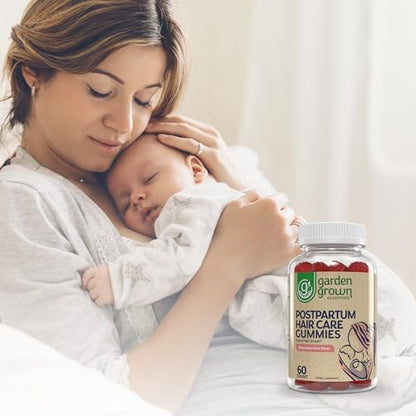 Womens Postpartum Hair Loss Gummies - Formuated for Postnatal Hair Care, Growth Garden Grown EssentialsBuy Supplements Australia