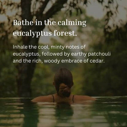 Eucalyptus Shower Spray Spa Feel - Escape to Serene Eucalyptus Forest (1200+ Sprays) CalmvedaBuy Supplements Australia