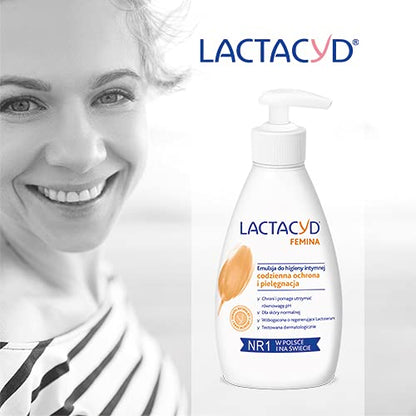 Lactacyd Femina Emulsion for Intimate Hygiene 200 ml LactacydBuy Supplements Australia
