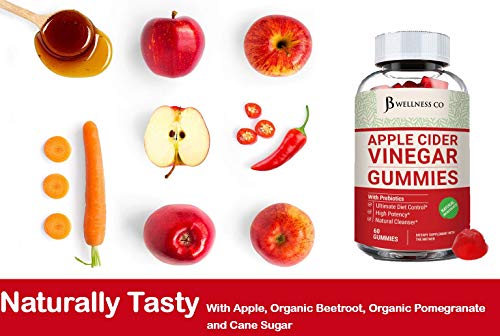 (2-Pack | 120 Gummies) Premium Apple Cider Vinegar Gummies - Raw, Natural, Unfiltered ACV JB Wellness CoBuy Supplements Australia