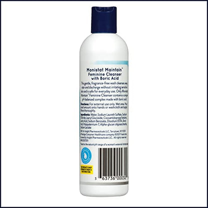 Monistat Boric Acid Feminine Cleanser, Fragrance Free Feminine Wash, 10 Fl MonistatBuy Supplements Australia