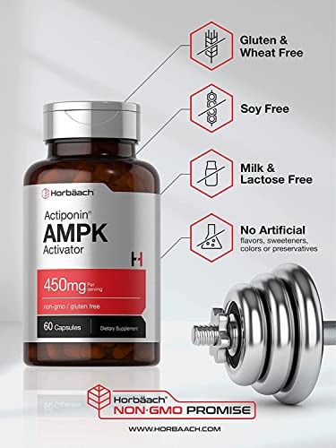 AMPK Metabolic Activator 450 mg | 60 Capsules | Non-GMO, Gluten Free | Jiaogulan Gynostemma HorbäachBuy Supplements Australia