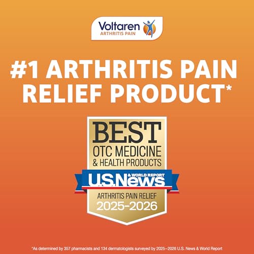 Voltaren Arthritis Pain Gel for Powerful Topical Arthritis Pain Relief with Diclofenac - NEW Easy Open Cap - 100 g Tube And 20 g Travel Size Tube VoltarenBuy Supplements Australia