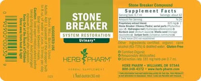 Herb Pharm Stone Breaker (Chanca Piedra) Compound Liquid for Urinary System Support - 1 Fl Oz Herb PharmBuy Supplements Australia