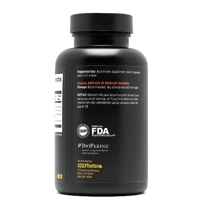 Sculpt Nation Powerful Turmeric Supplement - Turmeric Curcumin with Black Sculpt NationBuy Supplements Australia