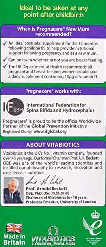 Vitabiotics - Pregnacare - New Mum - 56 Tablets PregnacareBuy Supplements Australia