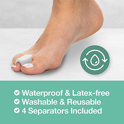 ZenToes Gel Toe Separators for Overlapping Toes, Bunions, Big Toe Alignm ZenToesBuy Supplements Australia