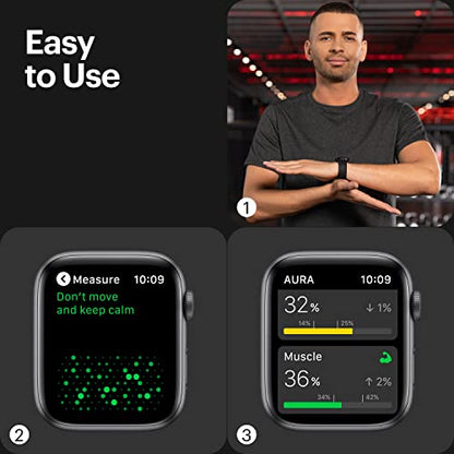 AURA Strap 2 Compatible w Apple Watch – for Body Fat, BMI & Weight Loss - Body Composion AURA StrapBuy Supplements Australia
