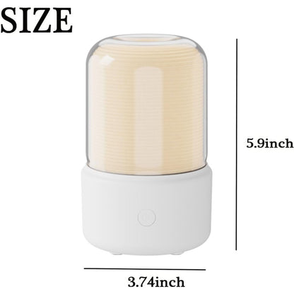 Candlelight Flame Air Diffuser,Portable Essential Oil Diffuser Noiseless 120ML Aroma Diffuser Waterless AEKANBuy Supplements Australia