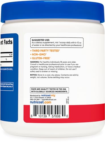 Nutricost L-Citrulline Malate 2:1 (300g) Fruit Punch - Workout Support, Muscle Performance NutricostBuy Supplements Australia