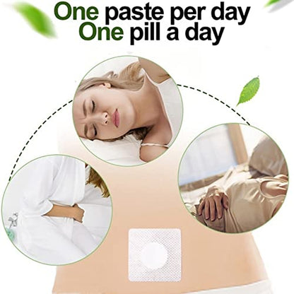 Wormwood Belly Patch,30Pcs Mugwort Abdomen Navel Patch and 30Pcs Moxibustion Patch BEANGGBuy Supplements Australia