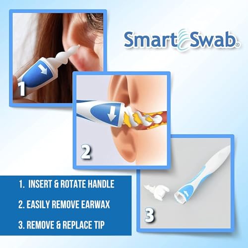 Smart Swab - Spiral Ear Cleanser - Earwax Remover Tool - 16 Replaceable ND productsBuy Supplements Australia