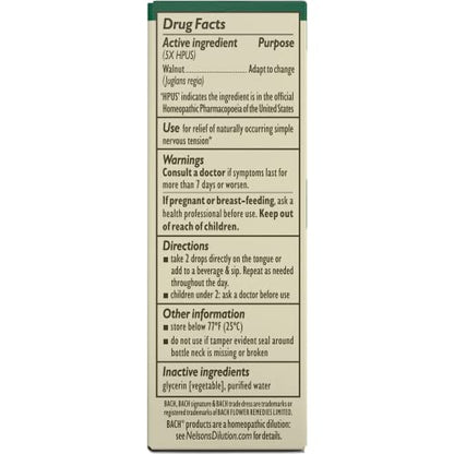 Bach Original Flower Remedies, Walnut for Adapting to Change (Non-Alcohol Formula) BachBuy Supplements Australia