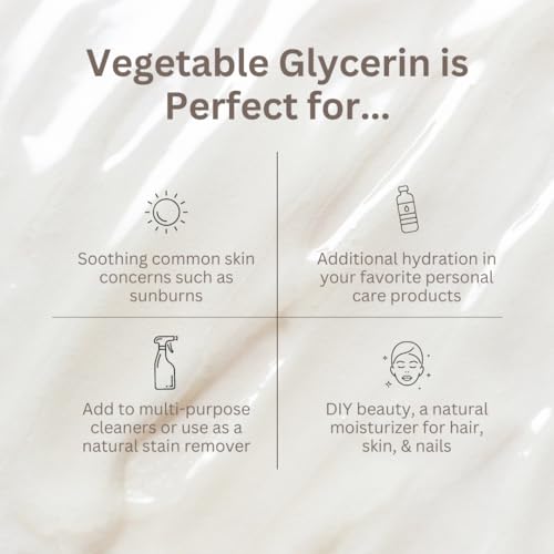 Vegetable Glycerine - 100% Pure, Cold Pressed - 32 fl oz - GreenHealth GreenHealthBuy Supplements Australia