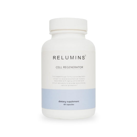 Relumins NAD+ Supplement with Nicotinamide Riboside, Resveratrol, Quercetin, Fisetin & Curcumin – Focus, Vitality, Energy, Balance & Daily Wellness Support – 60 Vegan Capsules ReluminsBuy Supplements Australia