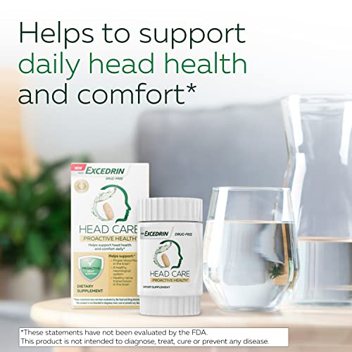 Excedrin Head Care Proactive Health with Magnesium, Riboflavin, Vitamin B6, Folic Acid ExcedrinBuy Supplements Australia