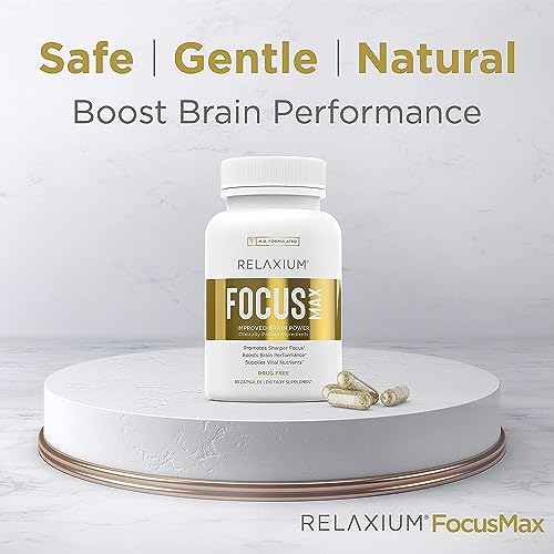 Relaxium FocusMax, Brain & Focus Health Supplement, Proven Concentration RelaxiumBuy Supplements Australia