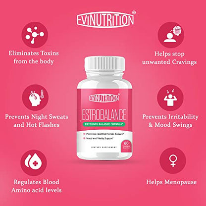 Evinutrition Estrobalance Capsule for Women - Menopause Mood and Energy Support EvinutritionBuy Supplements Australia