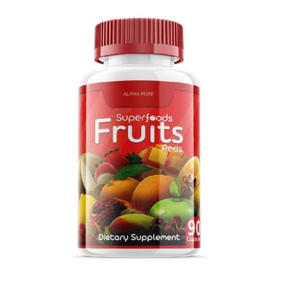 90 Capsules Each Bottle 540 Capsules superfoods Veggies Greens and Reds Fruits Triple Alpha PureBuy Supplements Australia