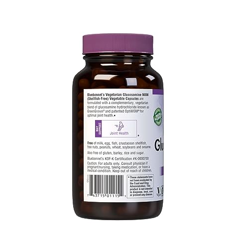 BlueBonnet Vegetarian Glucosamine Plus MSM Supplement, 120 Count ('743715011151) BlueBonnetBuy Supplements Australia