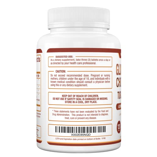 Purely Optimal Premium Glucosamine Chondroitin MSM Supplement Tablets w/Turmeric Purely OptimalBuy Supplements Australia
