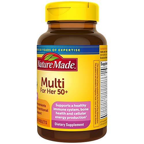 Nature Made Multivitamin For Her 50+ with No Iron, Womens Multivitamin for Daily Nutrition Nature MadeBuy Supplements Australia