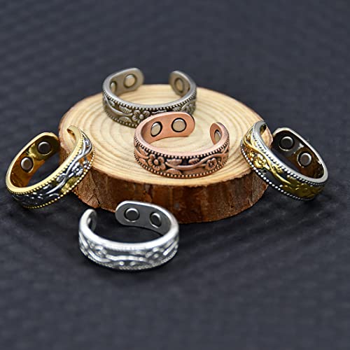 Vicmag Copper Magnetic Ring for Women, Lymphatic Drainage Ring Ladies Fingers Thumb VicmagBuy Supplements Australia