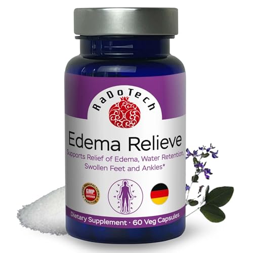 RaDoTech - Edema Relief Water Pills, Natural Diuretics for Water Retention, Foot Swelling