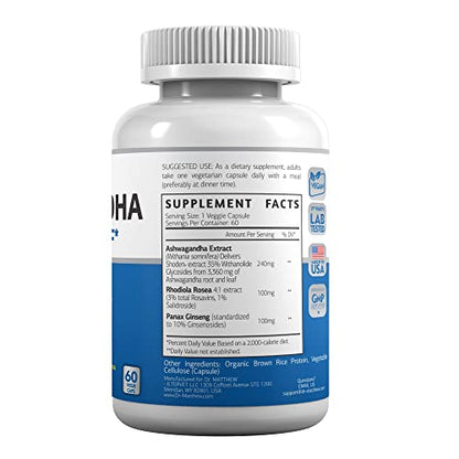 Aswagandha Vitamin Stress Relief Supplement. Cortisol Blocker Ashwagandha Capsules Dr. MatthewBuy Supplements Australia