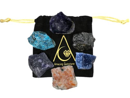 Weight Loss Crystals and Stone Sets Manifestation, Set of 6 Black Tourmaline, Amethyst Amazing GemstoneBuy Supplements Australia