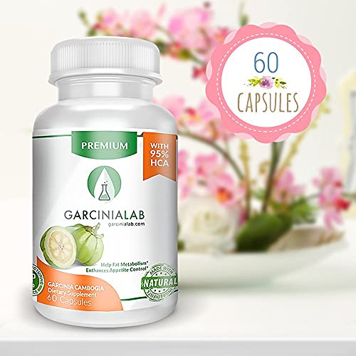 Garcinia Cambogia Extract 100% Pure 95% HCA Pharmaceutical Grade 60 Capsules 1 Month GarciniaLabBuy Supplements Australia
