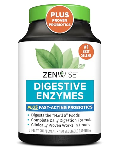 Zenwise Digestive Enzymes - Probiotic Multi Enzyme with Probiotics 180 Ct Zenwise HealthBuy Supplements Australia