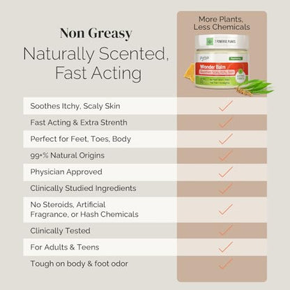 Tea Tree Oil Balm , Extra Strength, Pair Well with Jock Itch Cream, Spray, Athletes Foot PuriyaBuy Supplements Australia