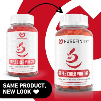 PUREFINITY Apple Cider Vinegar Gummies – Raw, Natural, Unfiltered ACV from The Mother PUREFINITYBuy Supplements Australia