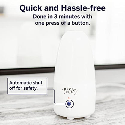 Pixie Menstrual Cup & Disc Steamer Sterilizer - Ranked 1 for The Best Steamer - Kills 99.9% of Germs Pixie CupBuy Supplements Australia