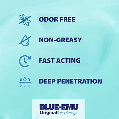 Blue-Emu Original Super Strength Cream, Soothing Muscle & Joint Support, 4 Oz BLUE-EMUBuy Supplements Australia