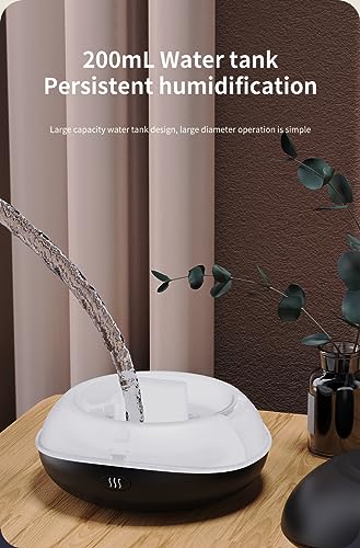 USB Oil Diffuser LED Flame Diffuser Humidifier Ultrasonic USB Flame Humidifier Essential Oil GenericBuy Supplements Australia