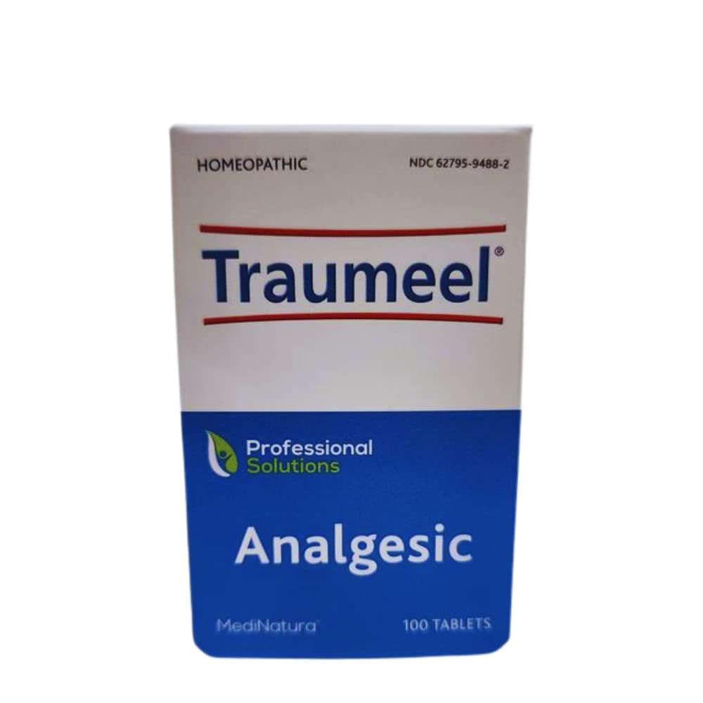 MediNatura Traumeel Homeopathic Arnica + 13 Active Ingredients for Muscle, Joint, Back, Arthritis, Injury, Exercise Related Pain & Soreness - Made in Germany - 100 Tablets MediNaturaBuy Supplements Australia