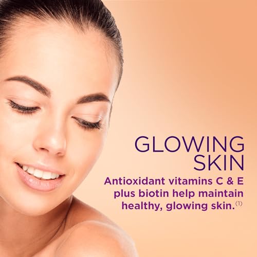 Nature's Bounty Optimal Solutions Hair, Skin & Nails with Biotin and Collagen, Citrus-Flavored Nature's BountyBuy Supplements Australia