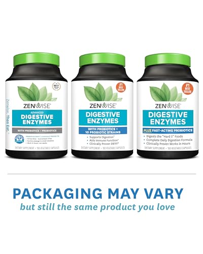 Zenwise Digestive Enzymes - Probiotic Multi Enzyme with Probiotics 180 Ct Zenwise HealthBuy Supplements Australia