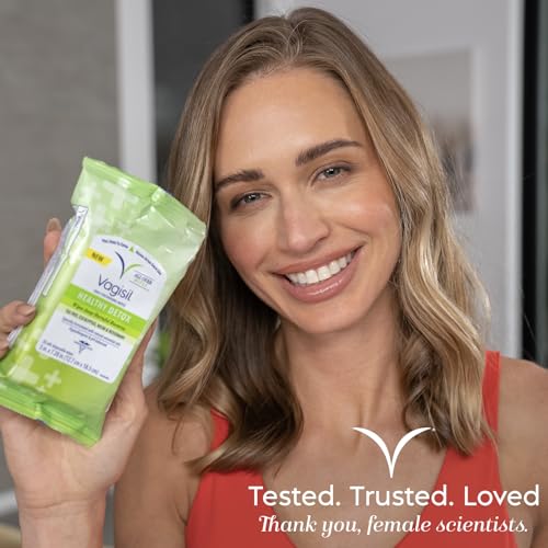 Vagisil Wipes for All Over Cleaning, Health Detox, Formulated with Essential Oils, 20 Wipes VagisilBuy Supplements Australia