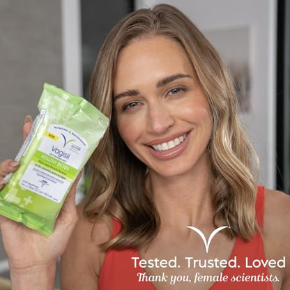 Vagisil Wipes for All Over Cleaning, Health Detox, Formulated with Essential Oils, 20 Wipes VagisilBuy Supplements Australia